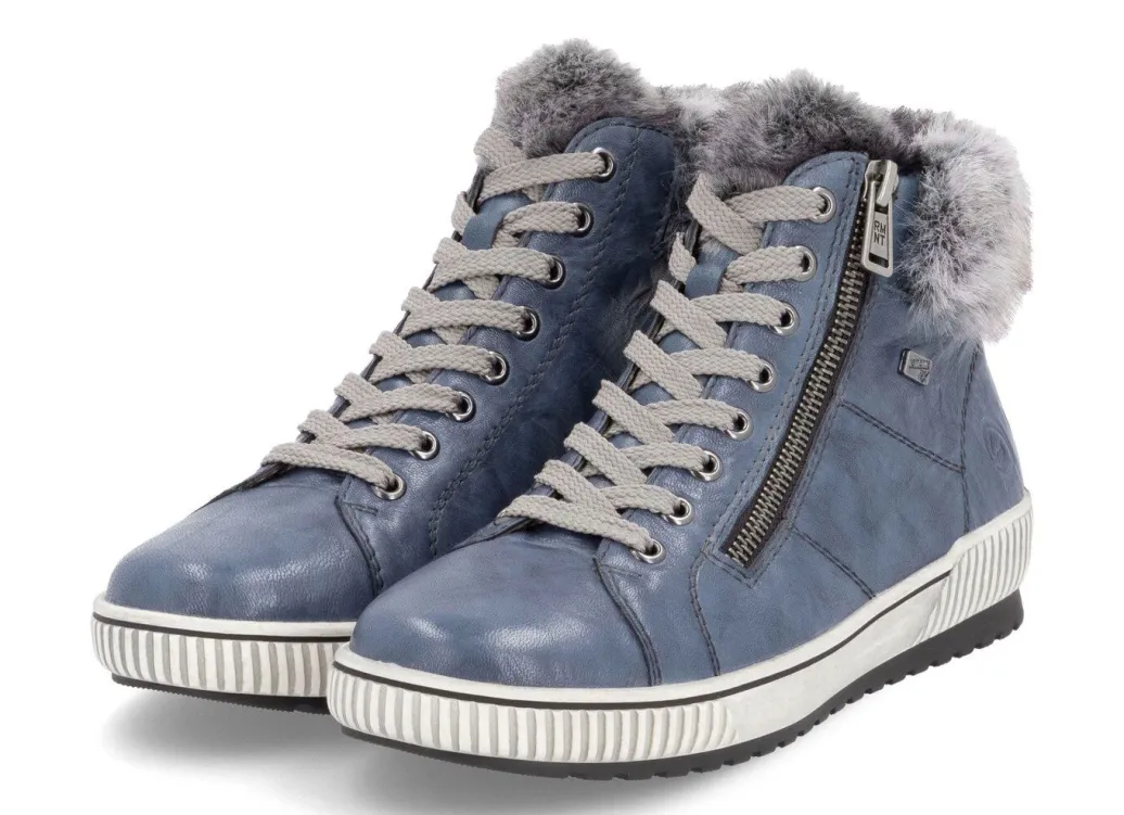 Sale Remonte, gefütterte Damen-Boots, Winterschuhe, Weite G, mit herausnehmbarem Fußbett Damen Winterschuhe|Stiefel & Stiefeletten