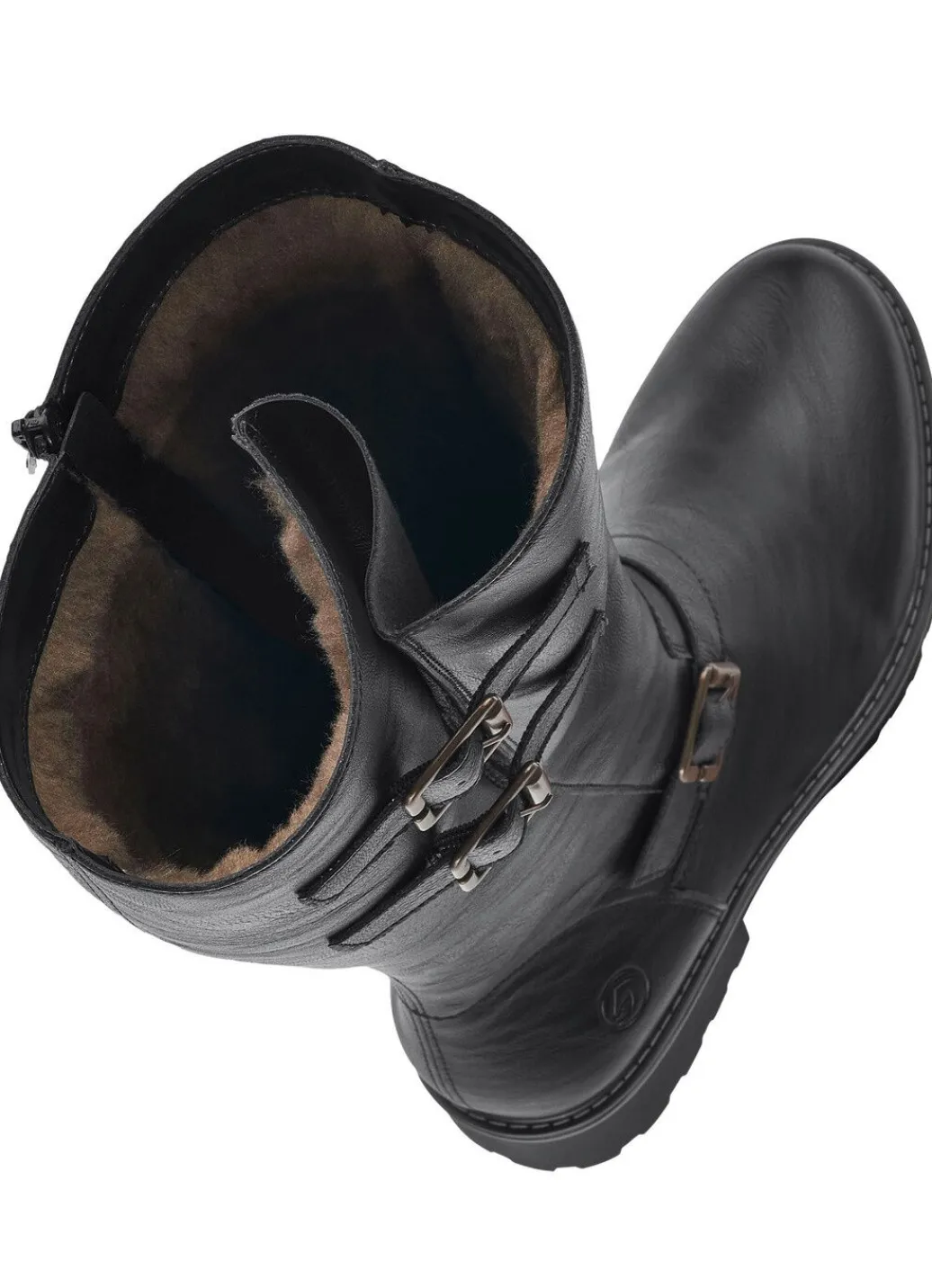 Remonte, gefütterte Damen-Stiefel, Winterschuhe, Weite G, mit Lammfell Damen Winterschuhe|Stiefel & Stiefeletten