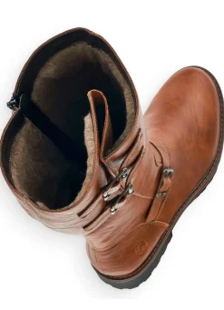 Sale Remonte, gefütterte Damen-Stiefel, Winterschuhe, Weite G, mit Lammfell Damen Winterschuhe|Stiefel & Stiefeletten