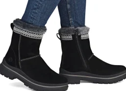 Clearance Remonte, gefütterte Damen-Stiefeletten, Winterschuhe, Weite G, mit Lammfell Damen Winterschuhe|Stiefel & Stiefeletten