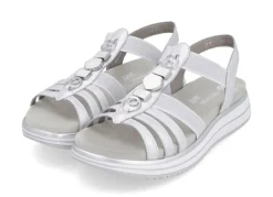 New Remonte Riemchen-Sandale mit Metallschmuck Damen Sandalen
