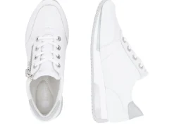 Online Remonte Schnür-Sneaker mit silberfarben schimmerndem Kontrast-Besatz Damen Schnürschuhe