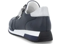Outlet Remonte Schnür-Sneaker mit silberfarben schimmerndem Kontrast-Besatz Damen Schnürschuhe