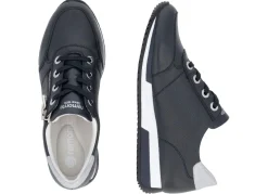 Outlet Remonte Schnür-Sneaker mit silberfarben schimmerndem Kontrast-Besatz Damen Schnürschuhe
