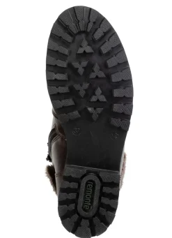 Clearance Remonte Schnür-Stiefelette mit Plüschkragen Damen Winterschuhe|Stiefel & Stiefeletten