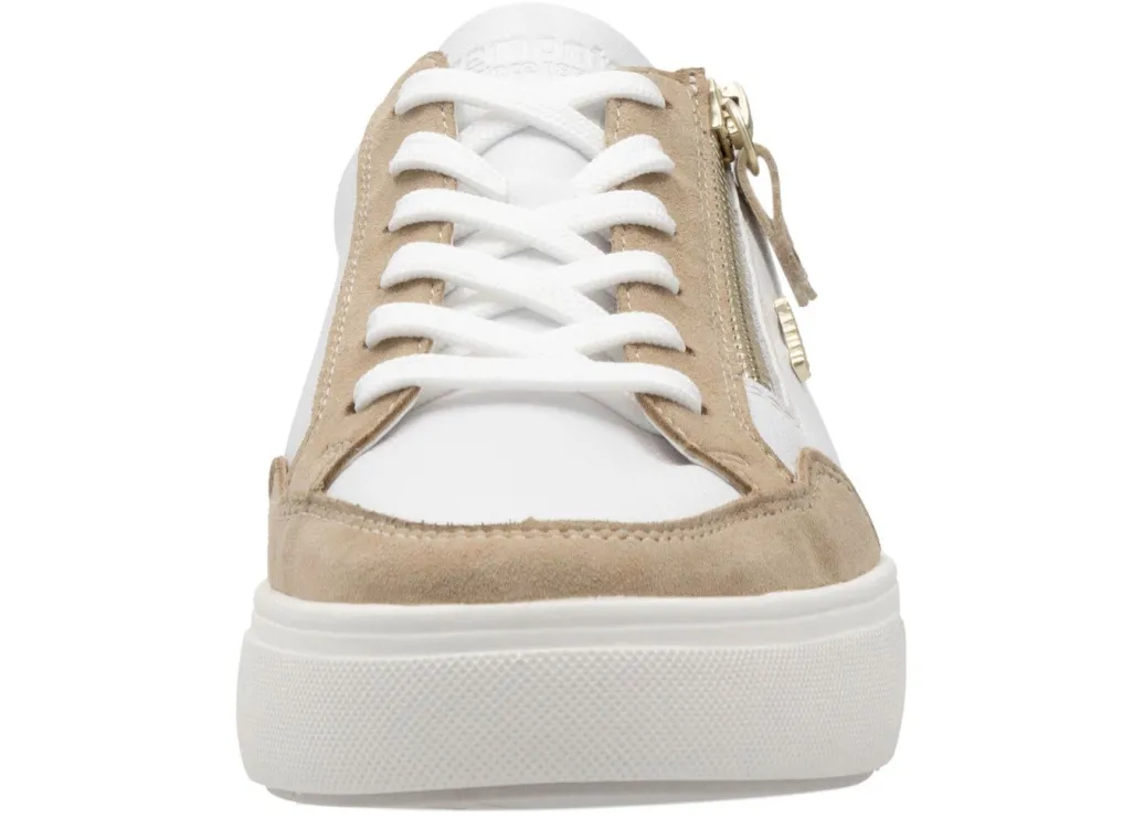Discount Remonte Sneaker aus Nappa- und Veloursleder mit Metallic-Besatz Damen Sneaker & Sportschuhe|Schnürschuhe