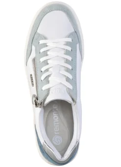 Discount Remonte Sneaker aus Nappa- und Veloursleder mit Metallic-Besatz Damen Sneaker & Sportschuhe|Schnürschuhe