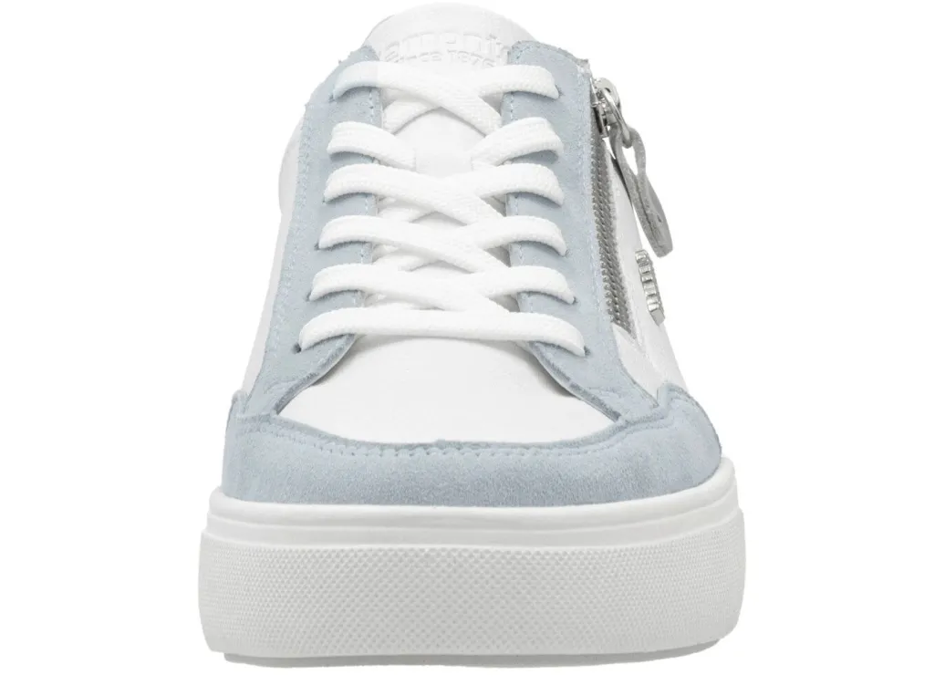 Discount Remonte Sneaker aus Nappa- und Veloursleder mit Metallic-Besatz Damen Sneaker & Sportschuhe|Schnürschuhe