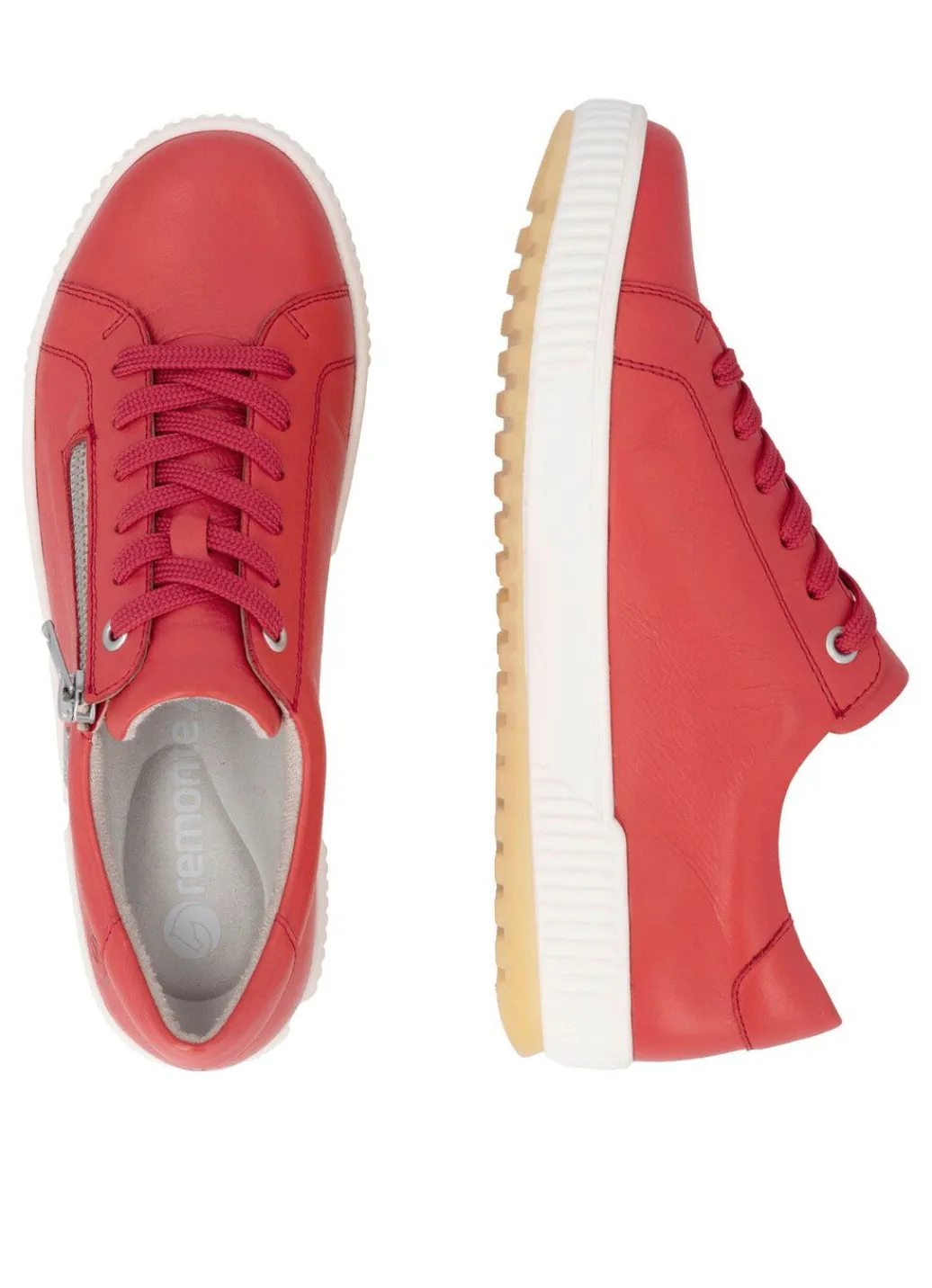 Best Remonte, sportliche Damen-Sneaker, Weite G, mit herausnehmbarem Fußbett Damen Sneaker & Sportschuhe|Schnürschuhe