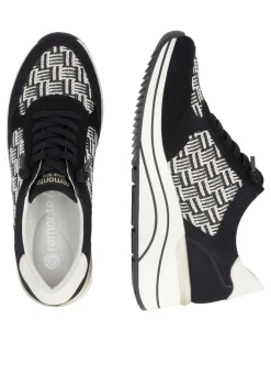Outlet Remonte, sportliche Damen-Sneaker, Weite H, mit herausnehmbarem Fußbett Damen Sneaker & Sportschuhe|Schnürschuhe