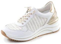 Discount Remonte, sportliche Damen-Sneaker, Weite H, mit herausnehmbarem Fußbett Damen Sneaker & Sportschuhe|Schnürschuhe