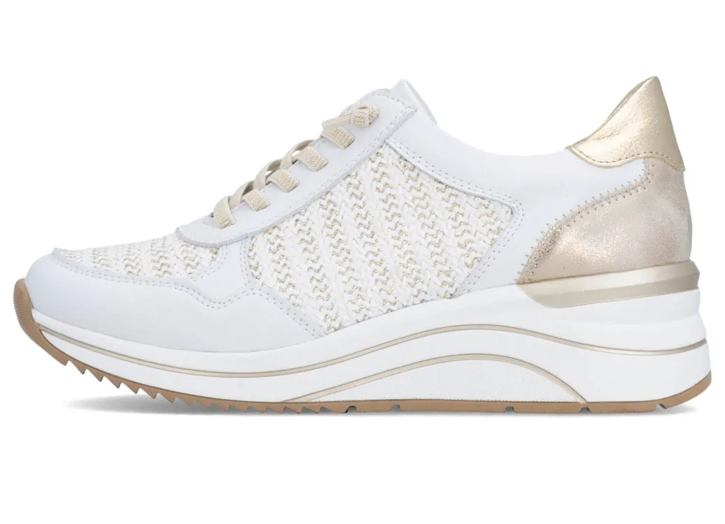 Discount Remonte, sportliche Damen-Sneaker, Weite H, mit herausnehmbarem Fußbett Damen Sneaker & Sportschuhe|Schnürschuhe