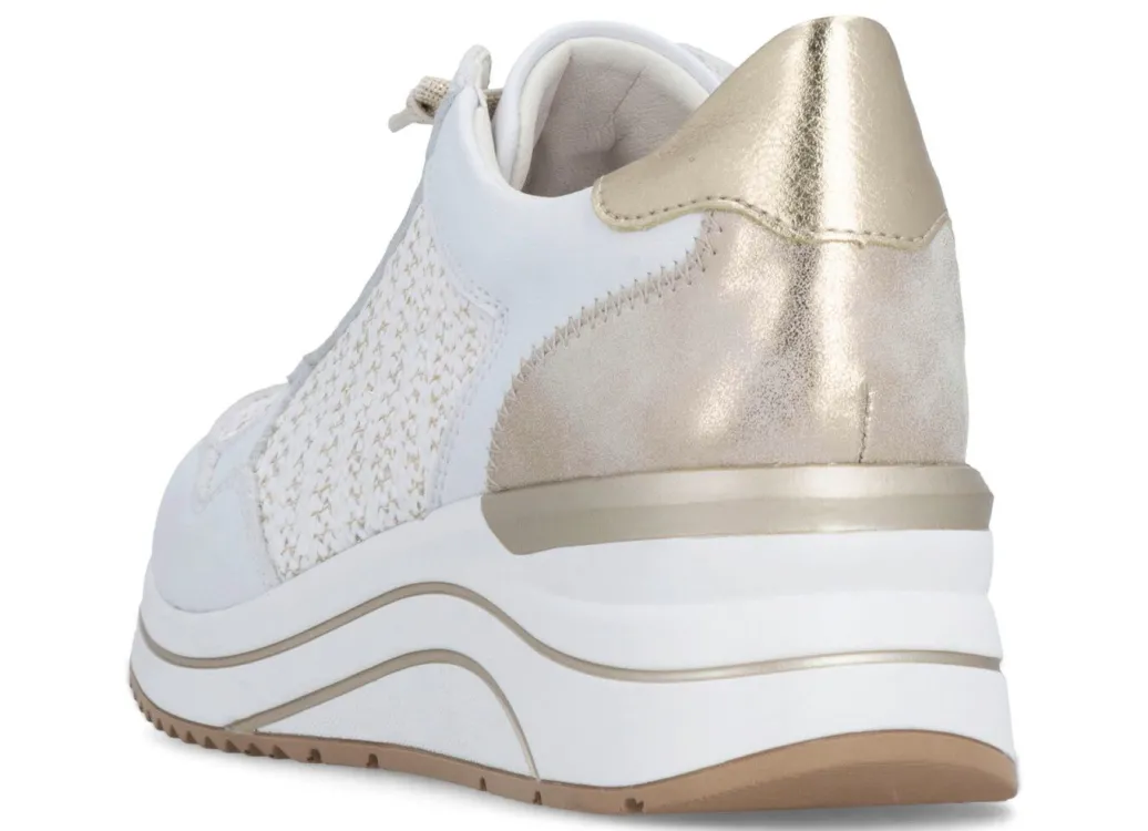 Discount Remonte, sportliche Damen-Sneaker, Weite H, mit herausnehmbarem Fußbett Damen Sneaker & Sportschuhe|Schnürschuhe