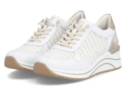 Discount Remonte, sportliche Damen-Sneaker, Weite H, mit herausnehmbarem Fußbett Damen Sneaker & Sportschuhe|Schnürschuhe
