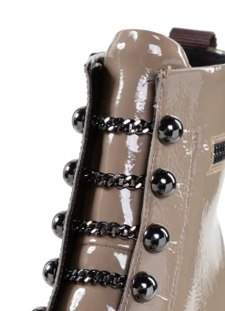 Online Remonte Stiefelette mit trendigen Zierketten in Schnür-Optik Damen Stiefel & Stiefeletten