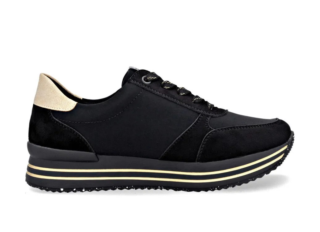 Hot Remonte, trendige Damen-Sneaker, Weite G, mit herausnehmbarem Fußbett Damen Sneaker & Sportschuhe|Schnürschuhe
