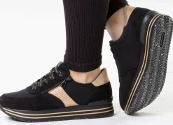 Hot Remonte, trendige Damen-Sneaker, Weite G, mit herausnehmbarem Fußbett Damen Sneaker & Sportschuhe|Schnürschuhe