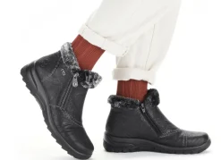 Online Rieker, gefütterte Damen-Boots, Winterschuhe, mit Reißverschluss Damen Winterschuhe|Stiefel & Stiefeletten