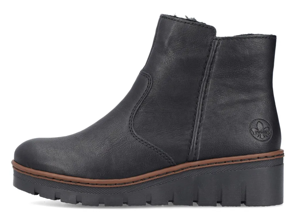 Best Rieker, gefütterte Damen-Stiefeletten, Winterschuhe, mit Reißverschluss Damen Winterschuhe|Stiefel & Stiefeletten