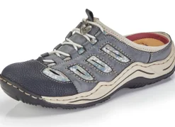 Sale Rieker, klassische Damen-Clogs, mit Elastik-Zierschnürung Damen Sneaker & Sportschuhe|Clogs