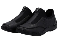 Best Rieker, klassische Damen-Slipper, mit Reißverschluss Damen Slipper