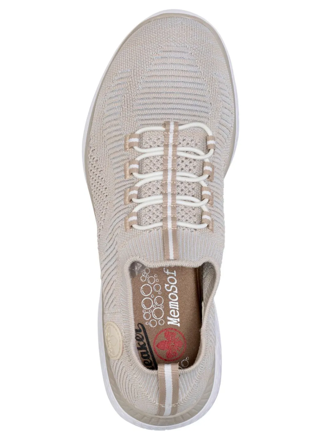 New Rieker, leichte Damen-Sneaker, Weite G, mit MemoSoft-Textileinlage Damen Sneaker & Sportschuhe|Schnürschuhe