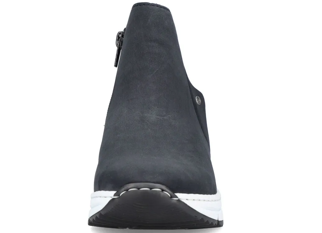 Sale Rieker, modische Damen-Boots, Weite G, mit Reißverschluss Damen Stiefel & Stiefeletten