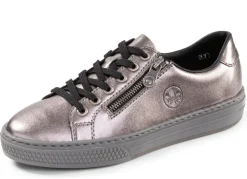 Sale Rieker, modische Damen-Sneaker, mit Reißverschluss Damen Sneaker & Sportschuhe|Schnürschuhe