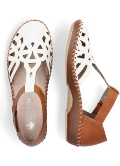 Sale Rieker Sandale mit Klettverschluss Damen Sandalen