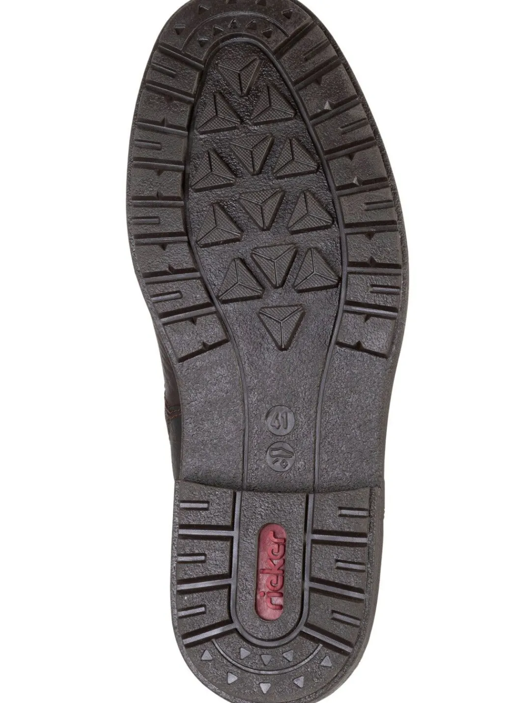 Hot Rieker Schnür-Boot mit Warmfutter aus Lammfell und Plüschmaterial Damen Winterschuhe
