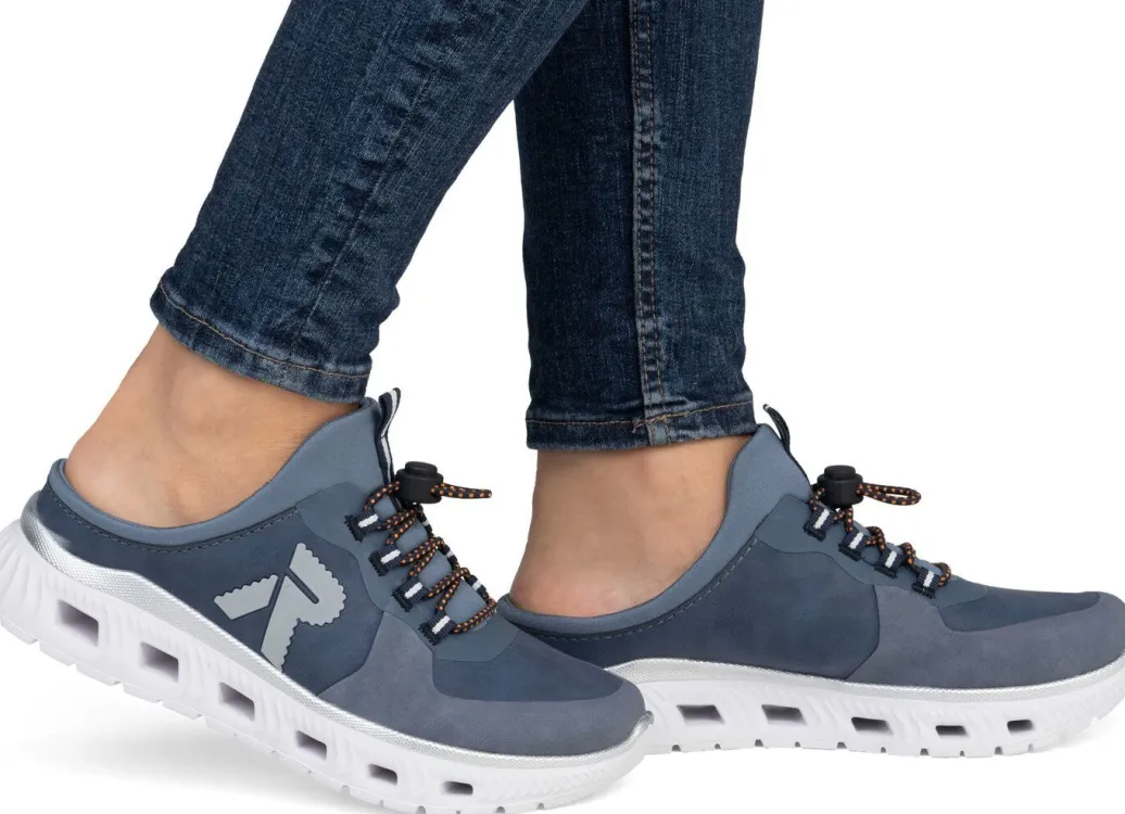 Discount Rieker Slipper mit elastischem Schnellschnürsystem mit Stopper Damen Sneaker & Sportschuhe|Slipper