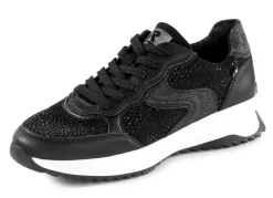 Best Rieker Sneaker mit Glitzersteinchen Damen Sneaker & Sportschuhe|Schnürschuhe