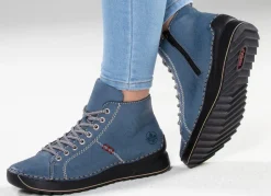 Hot Rieker, sportive Damen-Boots, Winterschuhe, mit Reißverschluss Damen Stiefel & Stiefeletten|Sneaker & Sportschuhe