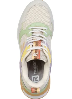 Sale Rieker, sportliche Damen-Sneaker, mit herausnehmbarem Fußbett Damen Sneaker & Sportschuhe|Schnürschuhe