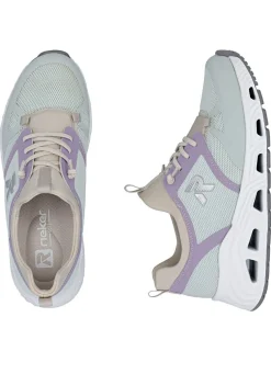 Rieker, sportliche Damen-Sneaker, mit herausnehmbarem Fußbett Damen Sneaker & Sportschuhe|Schnürschuhe