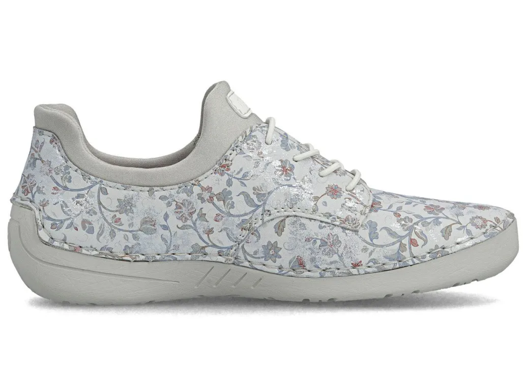 Hot Rieker, stilvolle Damen-Sneaker, mit elastischer Zierschnürung Damen Sneaker & Sportschuhe|Schnürschuhe