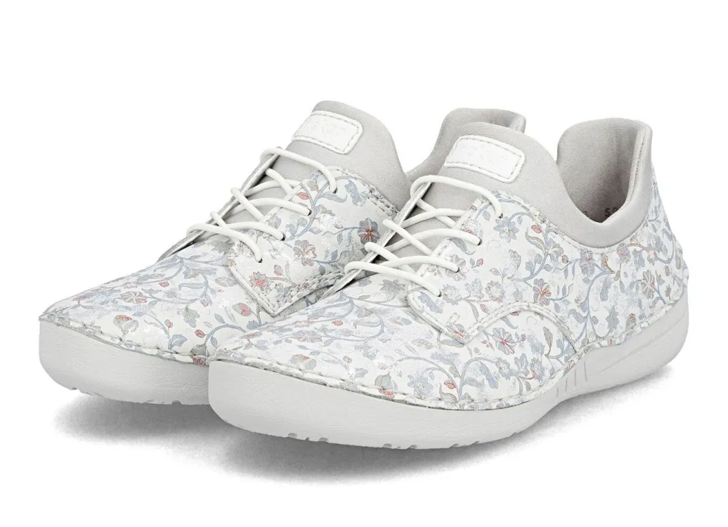 Hot Rieker, stilvolle Damen-Sneaker, mit elastischer Zierschnürung Damen Sneaker & Sportschuhe|Schnürschuhe
