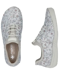 Hot Rieker, stilvolle Damen-Sneaker, mit elastischer Zierschnürung Damen Sneaker & Sportschuhe|Schnürschuhe