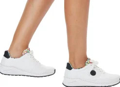 Sale Rieker, stylische Damen-Sneaker, Weite H, mit herausnehmbarem Fußbett Damen Sneaker & Sportschuhe|Schnürschuhe