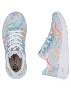 Best Rieker, stylische Damen-Sneaker, mit herausnehmbarem Fußbett Damen Sneaker & Sportschuhe|Schnürschuhe