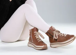 Best Rieker, trendige Damen-Boots, Winterschuhe, mit herausnehmbarem Fußbett Damen Winterschuhe|Stiefel & Stiefeletten