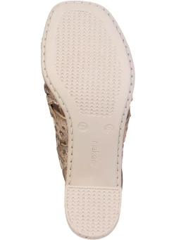 New Rieker, trendige Damen-Sandaletten, mit Fersen-Klettverschluss Damen Sandalen