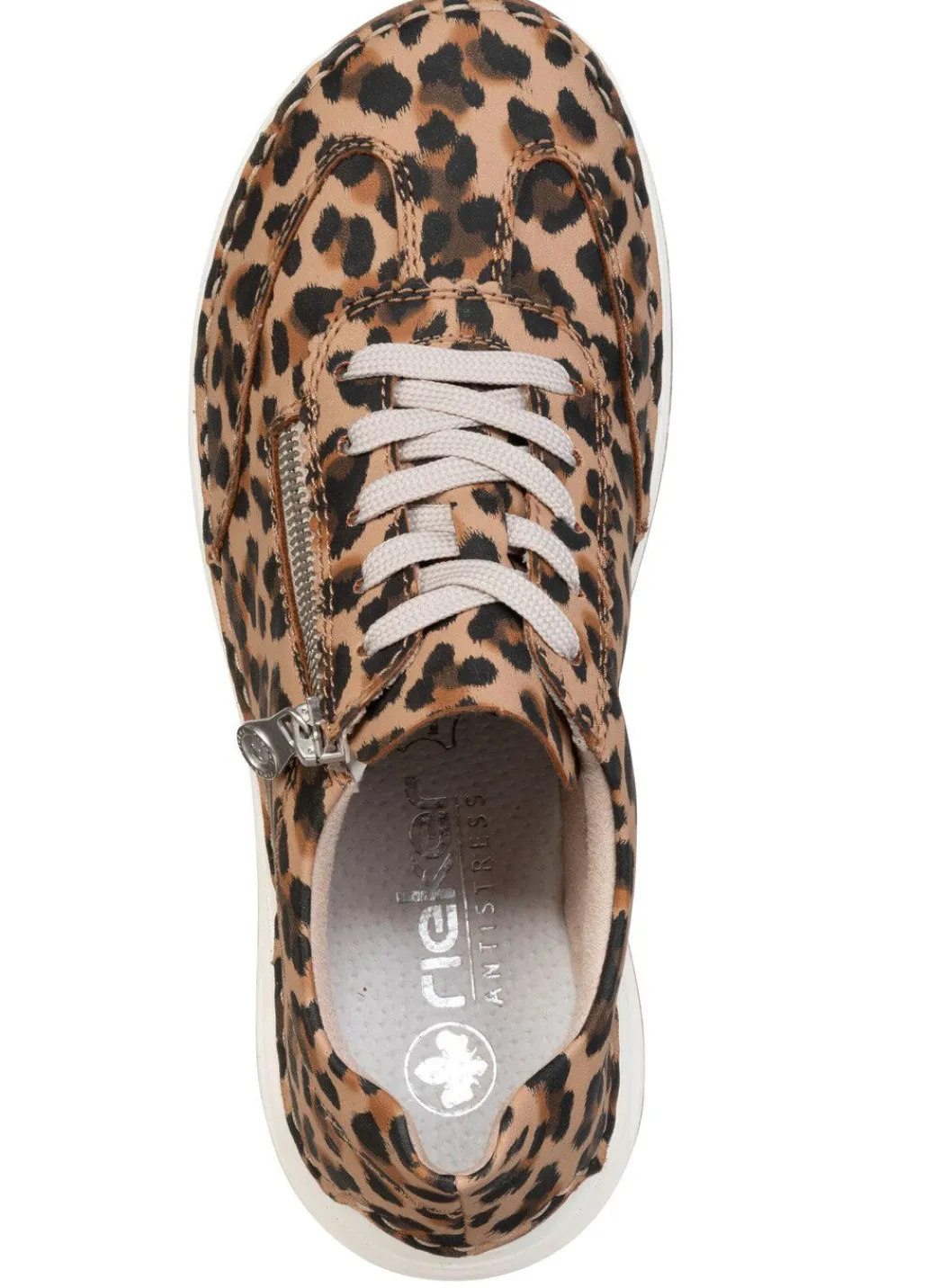 Hot Rieker, trendige Damen-Sneaker, mit Reißverschluss Damen Sneaker & Sportschuhe|Schnürschuhe