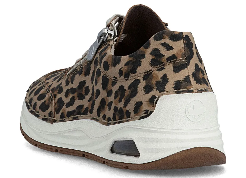 Hot Rieker, trendige Damen-Sneaker, mit Reißverschluss Damen Sneaker & Sportschuhe|Schnürschuhe