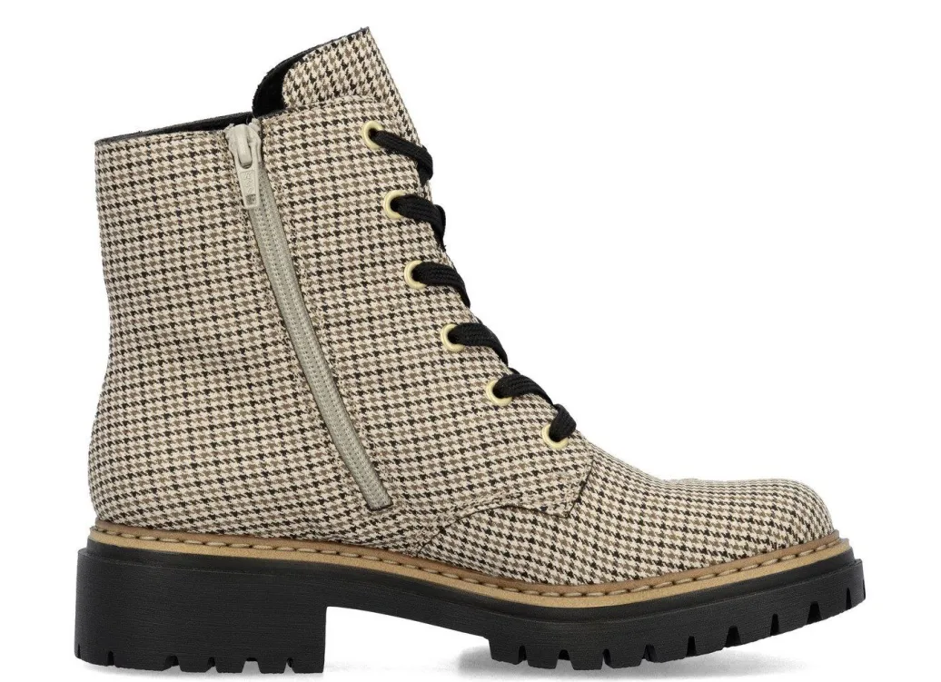 Sale Rieker, trendige Damen-Stiefeletten, Winterschuhe, mit Reißverschluss Damen Winterschuhe|Stiefel & Stiefeletten