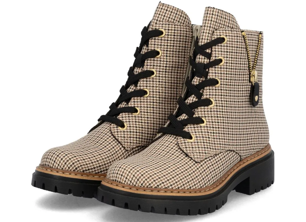 Sale Rieker, trendige Damen-Stiefeletten, Winterschuhe, mit Reißverschluss Damen Winterschuhe|Stiefel & Stiefeletten
