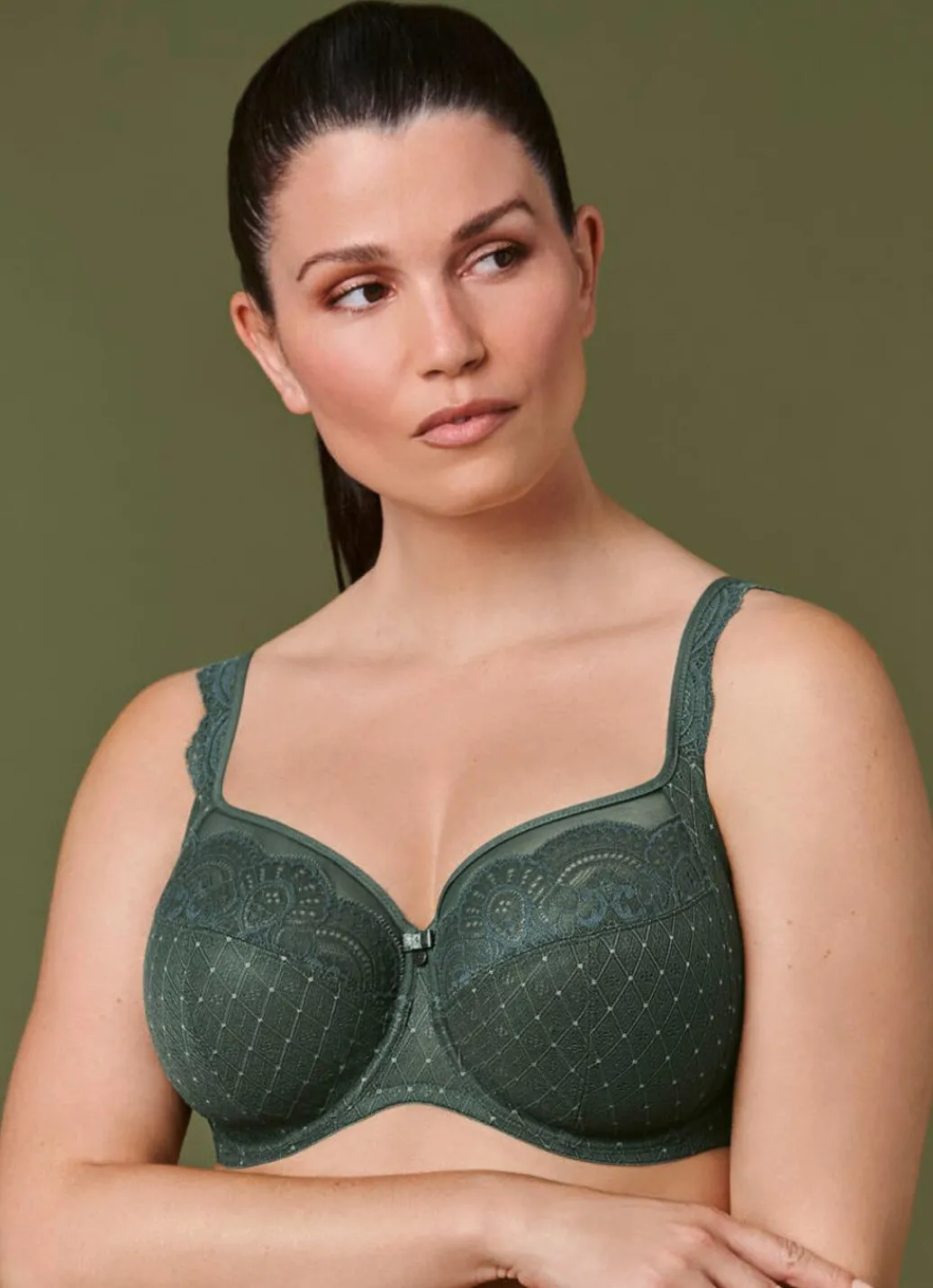 Clearance Rosa Faia Bügel-BH mit elastischer Spitze Damen Bh Mit Spitze|Bh Mit Bügel