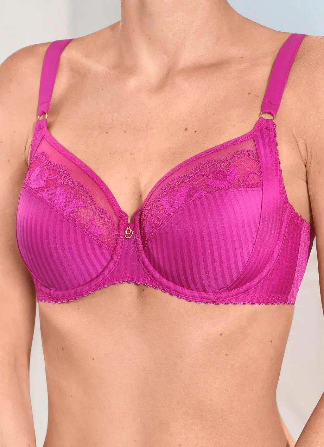 Best Rosa Faia Bügel-BH mit Tüllstickereispitze Damen Bh Mit Spitze|Bh Mit Bügel