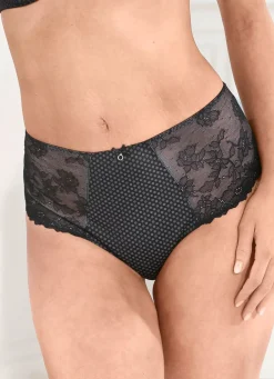 Hot Rosa Faia Slip mit elastischen Spitzeneinsätzen Damen Slips