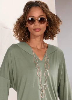 New Roségoldfarbene Halskette Damen Modeschmuck|Halsketten
